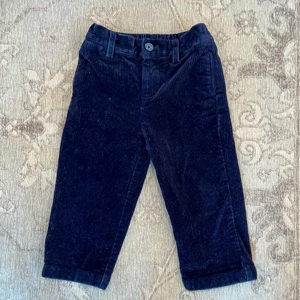 Ralph Lauren Baby Corduroy Pants - Size 18m - Navy Blue